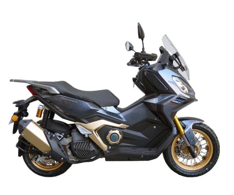 Скутер Motosuper Adviser 180 Matt Grey (матово серый) + Gold rims