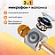 Беспроводной микрофон для караоке - PROFIT WS-858, bluetooth, USB, MicroSD, AUX, изменение голоса, золотой, фото 6