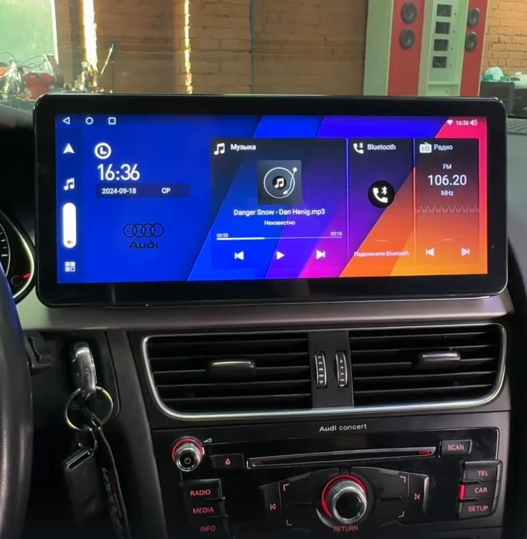 Штатная магнитола Audi A4 (B8), A5 (8T) (2007-2016) 12.3 дюйма Canbox на Android 10 CarPlay, 2/32, DSP, QLed