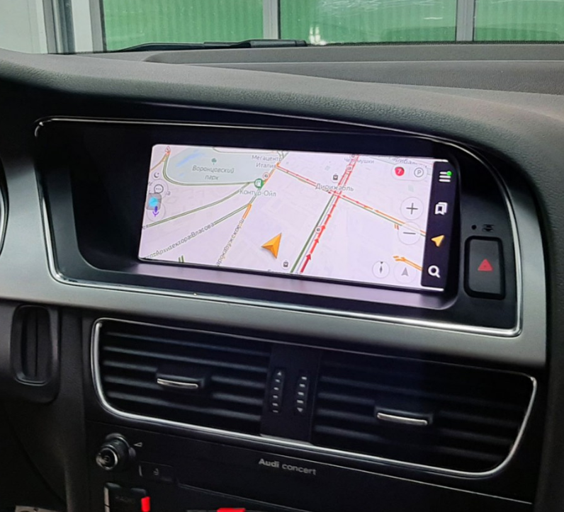 Штатная магнитола Radiola для Audi A4 2007-2012 экран 8.8" Android 12 + 4G модем (8/128gb)