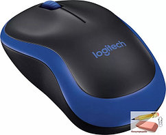 Мышь оптическая беспроводная Logitech Wireless Mouse M185, синяя, арт.910-002632