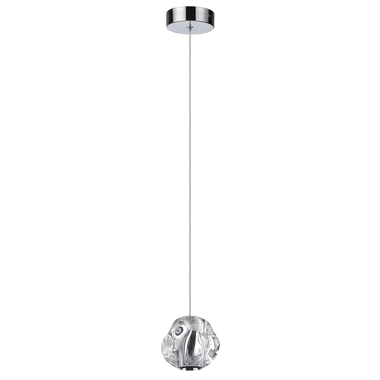 Подвесной светильник Odeon Light Jemstone 5084/5L хром/прозрачный/металл/акрил LED 5W 4000K 250Лм