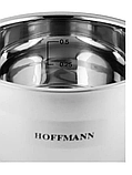 Кастрюля 1 л  из нержавеющей стали  с крышкой Hoffmann HM-5314, фото 2