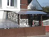 Кованый козырёк с элементами декора №10, фото 3