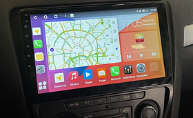 Магнитола для Skoda Octavia A5 2004-2013 (черная глянцевая со вставками) Parafar на Андроид 13.0 (4/64Gb, 4G )