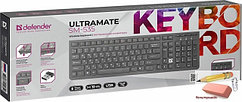 Клавиатура Defender UltraMate SM-535, USB, длина кабеля 1,5 м., черная, арт.45535