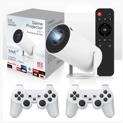 Портативный 3D игровой проектор с двумя джойстиками Game Projector. Карта памяти с играми в комплекте