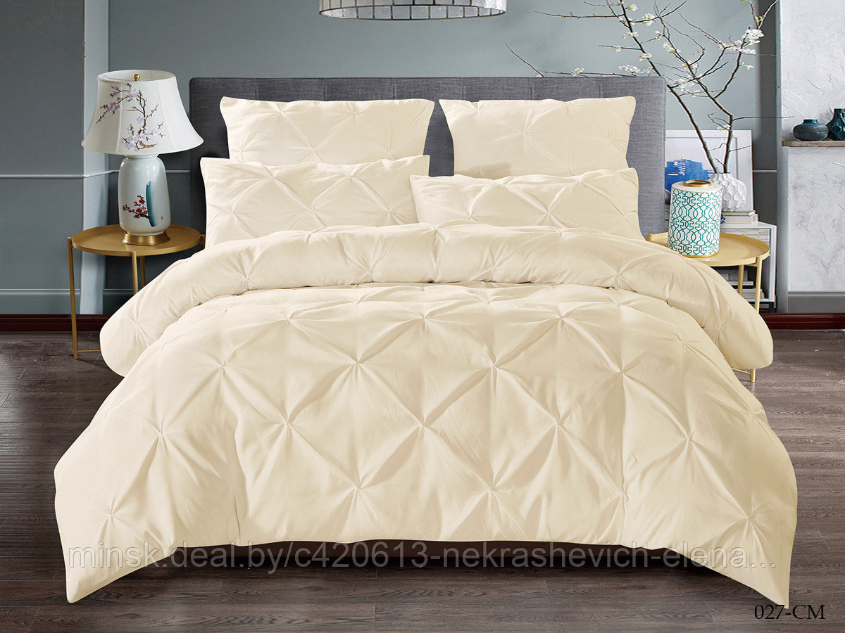 Элитный комплект постельного белья евро Cleo 31/027-CM