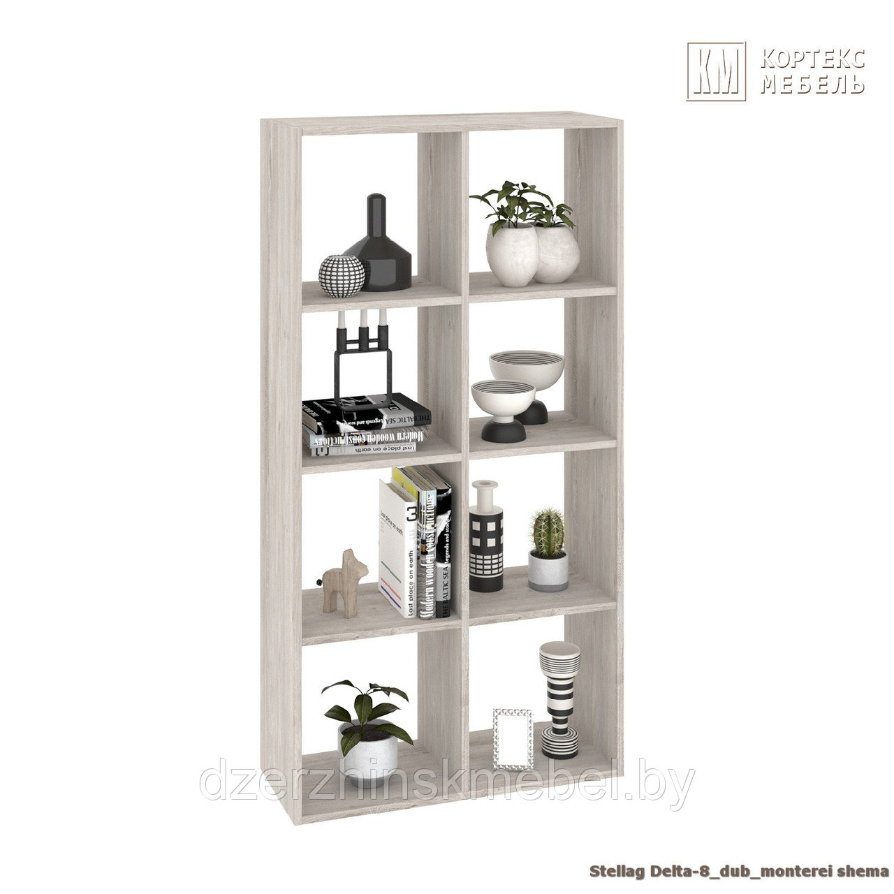 Стеллаж ДЕЛЬТА-8 71х140