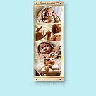 Фотохолст на планках (wall strips) "Наше счастье" 30х80 см, фото 4