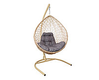 Подвесное кресло Malibu Дом бежевый/серый