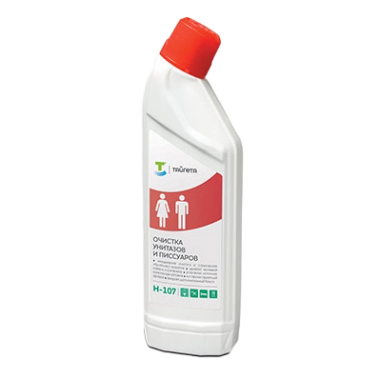 Сильнодействующее гелеобразное средство для уборки туалетов Н-107 Тайгета 750 мл