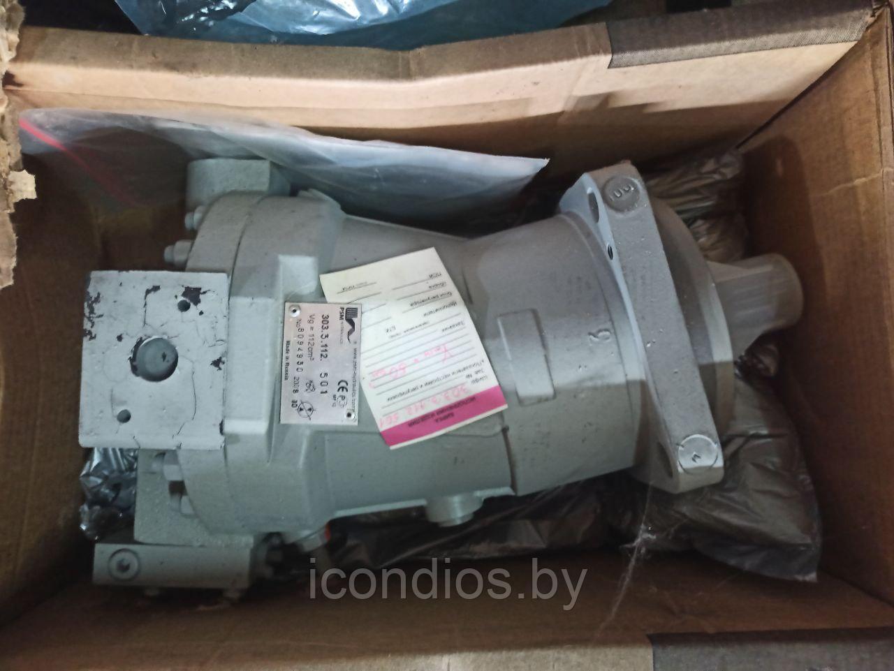 Гидромотор PSM 303.3.112.501 аксиально-поршневой грузовой лебедки автокрана