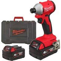 Винтоверт Milwaukee M18 M18BLIDRC-402C 4933492840 (с 2-мя АКБ, кейс)