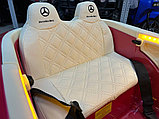 Детский электромобиль RiverToys М333БХ (розовый глянец) Mercedes Лицензия Полный привод, фото 3