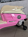 Детский электромотоцикл RiverToys Z222ZZ (розовый), фото 5