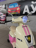 Детский электромотоцикл RiverToys Z222ZZ (розовый), фото 6