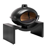 Печь-камин Invicta Brio на скамье 1 м