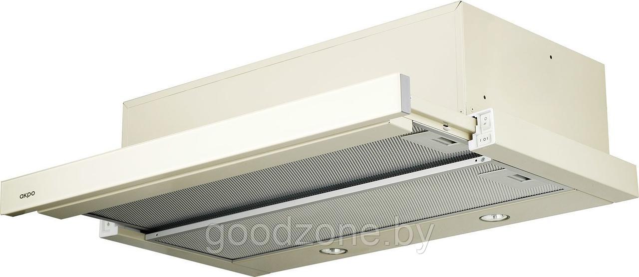 Вытяжка кухонная Akpo Light eco glass twin 50 WK-7 (бежевый)