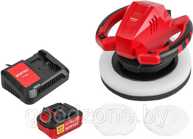 Эксцентриковая шлифмашина Wortex CPM 2518 E 1334508 (с 1-им АКБ)