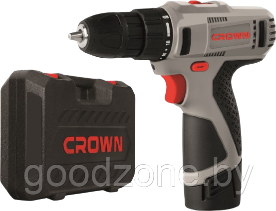 Дрель-шуруповерт Crown CT21053LH-1.5 BMC (с 2-мя АКБ, кейс)
