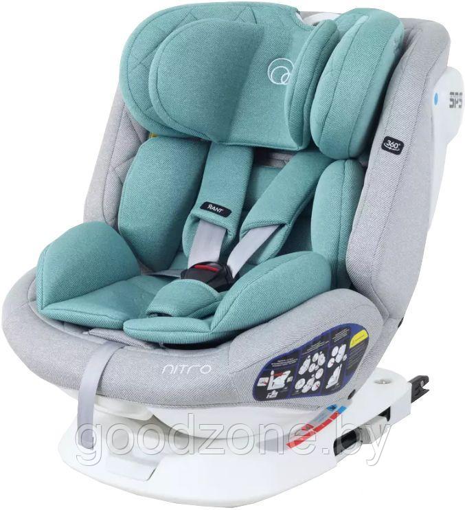 Детское автокресло Rant Nitro Isofix UB619 (серый/мятный)