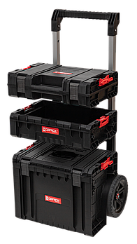 Набор ящиков Qbrick System PRO Set 7 Plus, черный