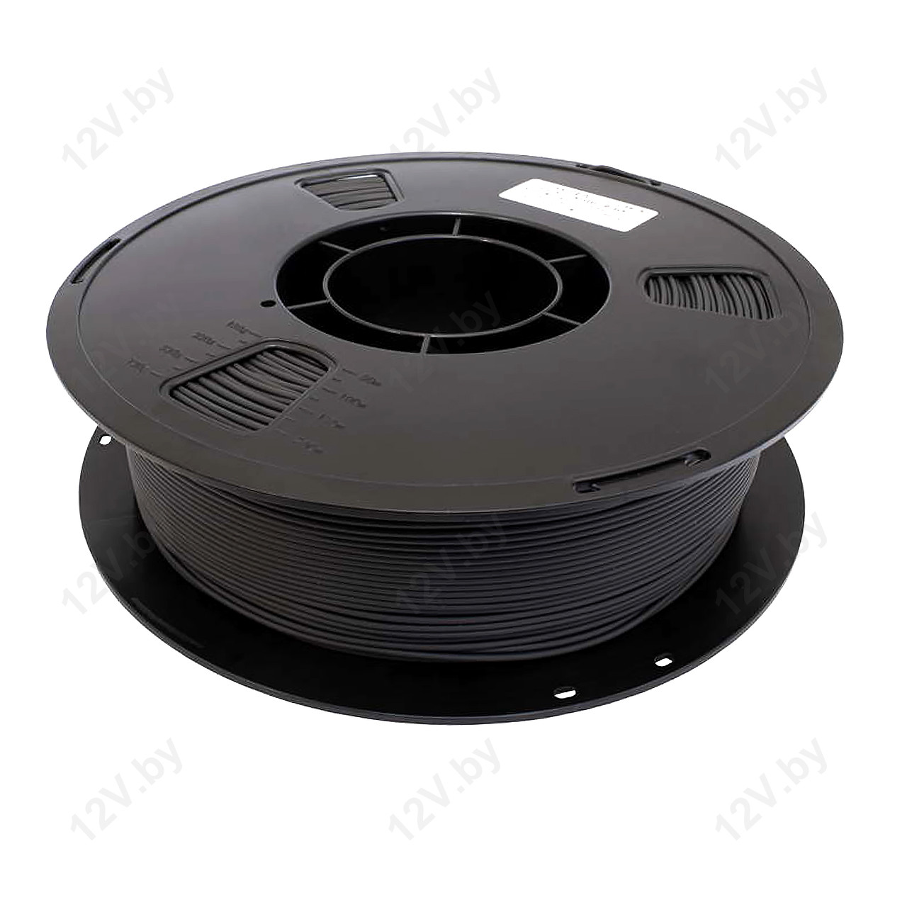 Филамент для 3d-принтера PLA-1.75-MAT-BLK-1KG, матовый, черный