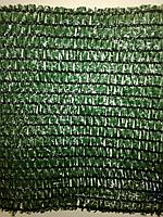 Сетка фасадная затеняющая 2х50м.п. 80% затенения (темно-зеленый)