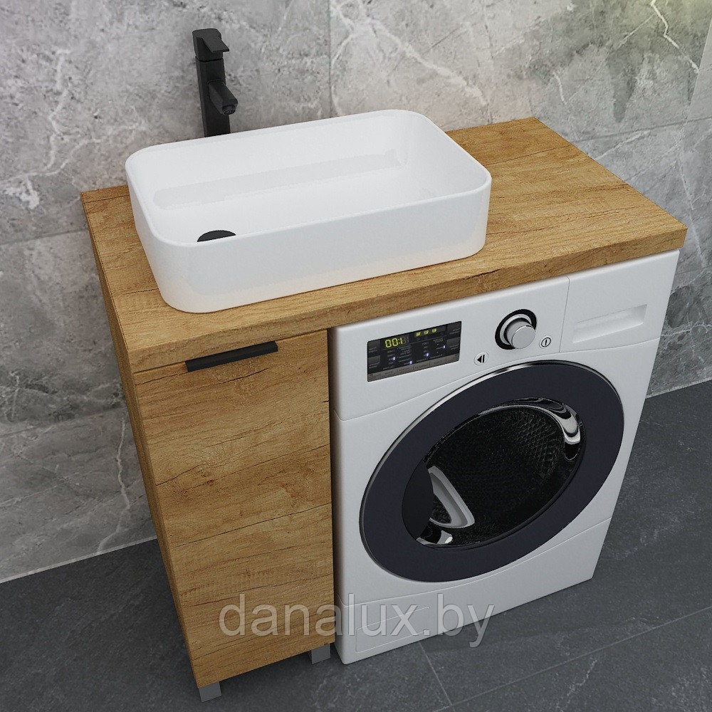 Комплект 3 в 1 Дана Минимал Топ 95 (цвет дуб) с дверцей (петли слева), фото 1