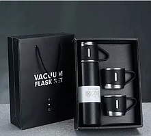 Подарочный термос с кружками Vacuum set с вакуумной изоляцией 500 мл