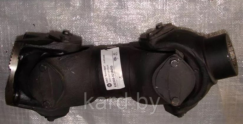 642508-2218010 Вал карданный L= 515,5 мм. МАЗ  до раздатки. Евро фланец на 4 отв.