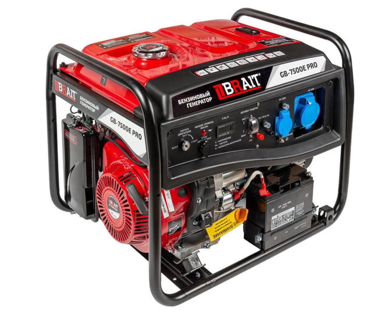 Генератор бензиновый Brait GB-7500E PRO