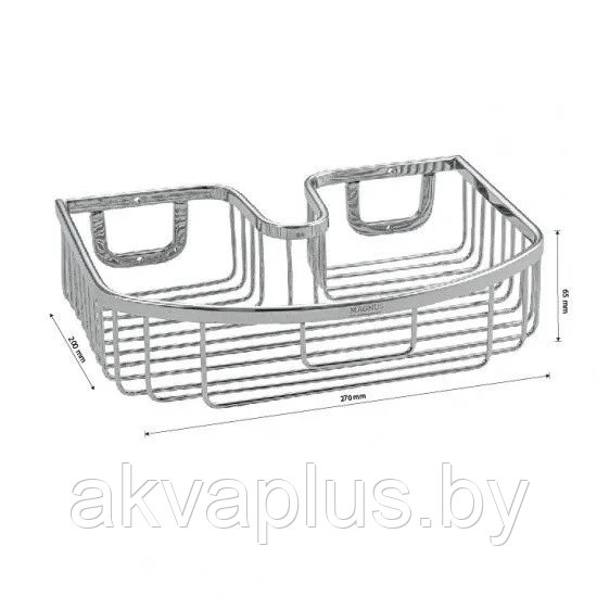 Полочка решетка под СТОЙКИ и ТРОПИЧЕСКИЙ ДУШ MAGNUS 85354 - фото 2 - id-p93539168