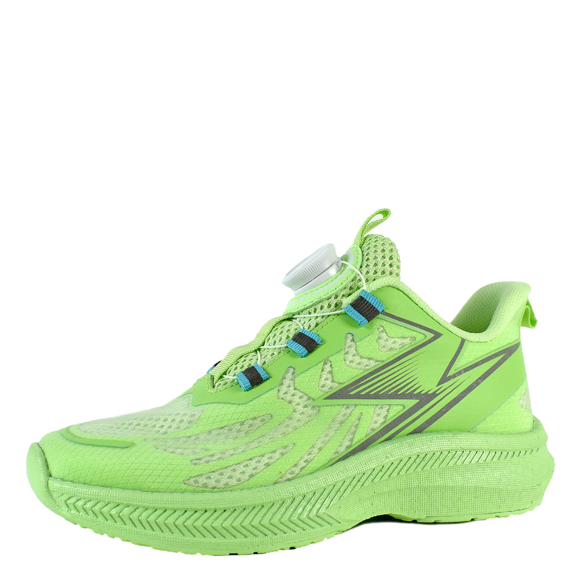 Кроссовки детские текстильные Spotter арт.8063079-Салатовый,р-ры:32-37