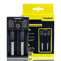 Зарядное устройство LiitoKala Lii-202, 2 канала, 1000mA, функция Power Bank, для Li-ion, Li-Fe, Ni-Mh, Ni-Cd
