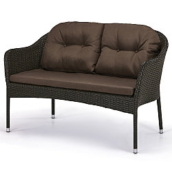 Плетеный диван S54A-W53 Brown