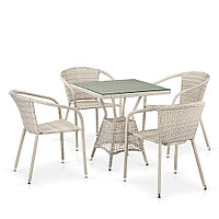 Комплект плетеной мебели T706/Y137C-W85 Latte 4Pcs