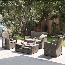 Комплект мебели с диваном AFM-405G Brown