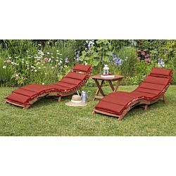 Комплект шезлонги и столик AFM-803A-T133 Beige-Terracotta (2+1)