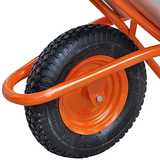 Тачка строительная BRADO 130 EXPERT PRO 130л/300кг, фото 3