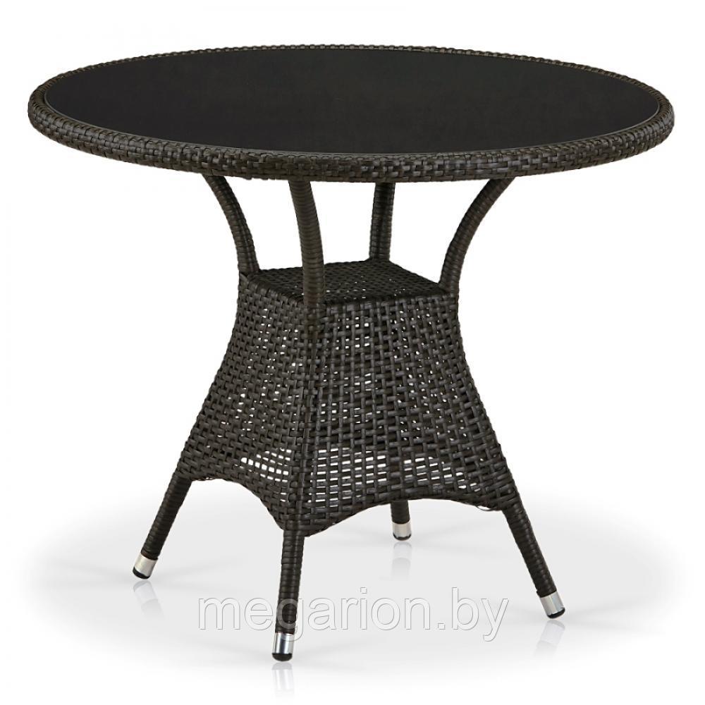 Плетеный стол T197ANS-W53-D90 Brown