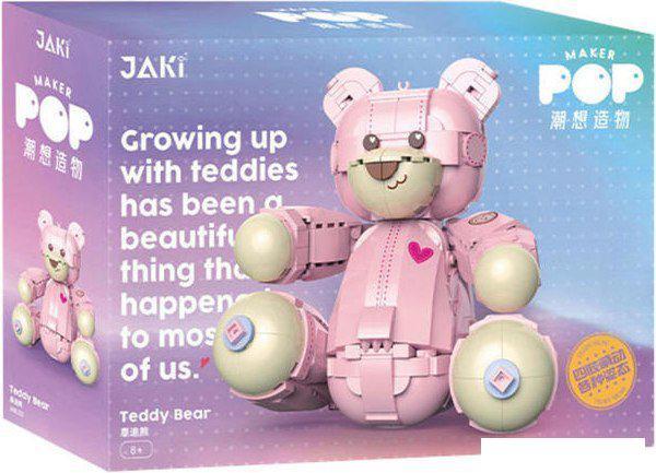 Конструктор Jaki Розовый Мишка Тэдди JK8133