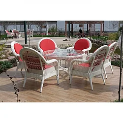 Комплект садовой мебели Aiko Victoria (слоновая кость)