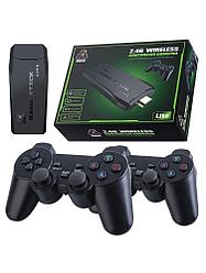 Игровая приставка Game Stick Lite 4К HDMI 20000+ игр 2 беспроводных джойстика с Flash картой 64Gb