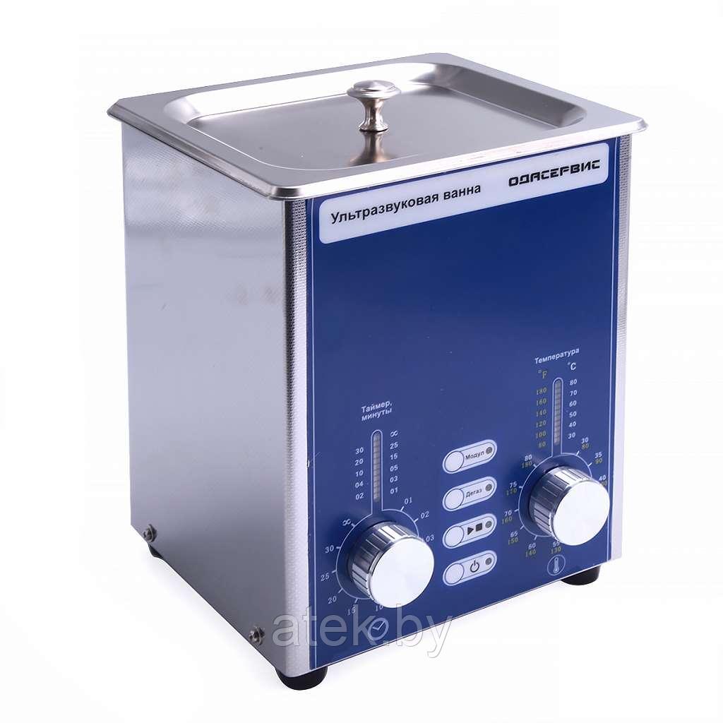Ультразвуковая ванна с аналоговым управлением, подогревом, дегазацией и модуляцией 1.3Л ОДА Сервис ODA-DS13