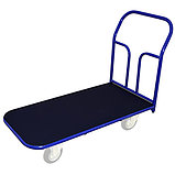Тележка платформенная четырёхколёсная с резиновым покрытием ТПР 6 (800х1200), фото 2