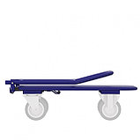 Тележка платформенная четырёхколёсная складная ручка, педаль. ТПСР 4 М Зацеп (600х1200), фото 3