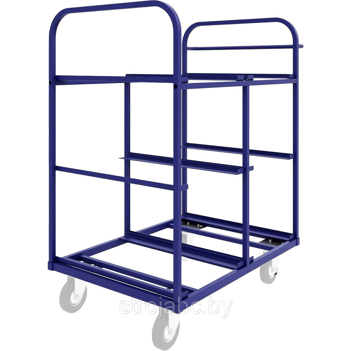 Тележка платформенная четырёхколёсная трехъярусная ТДЯ (636х896х1013мм)