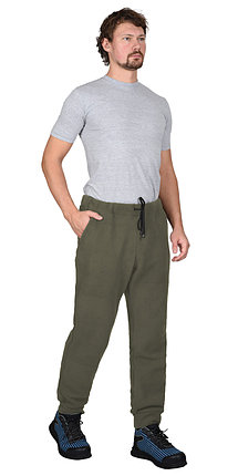 Брюки флисовые СИРИУС-КОМФОРТ оливковые, фото 2
